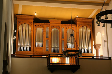 L'orgue de l'église protestante de Munster